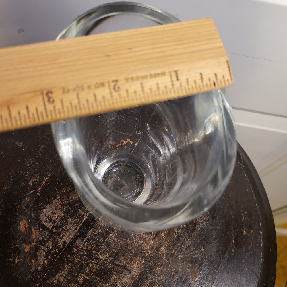 Vintage Heavy Glass Swedish Vase 6.33" - Picture 10 of 10